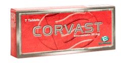 CORVAST 80 MG 7 TAB.
