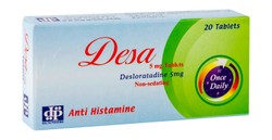 DESA 5MG 20 TAB