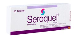 SEROQUEL 25MG 10T FM