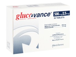 GLUCO VANCE 500/2.5MG 30TAB.