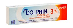 Dolphin 3gm/100gm Diclofenac Sodium Topical Gel