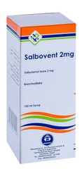 SALBOVENT 2 MG / 5 ML SYRUP 120 ML