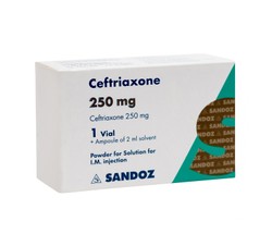 CEFTRIAXONE 250 GM I M 1 VIAL