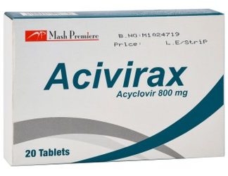 ACIVIRAX 800MG 20 TAB.