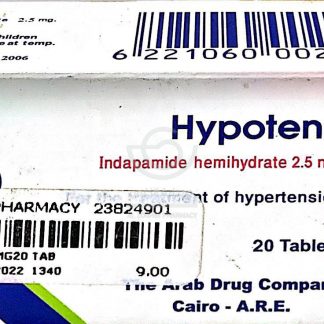 HYPOTENSE 2.5 MG20 TAB