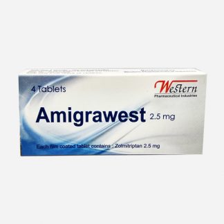 AMIGRAWEST 2.5 MG 4 TAB