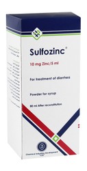 SULFOZINC 10MG/5ML SYRUP 80 ML .
