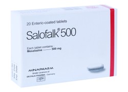SALOFALK 500 MG 20 TAB