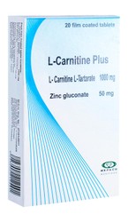 L CARNITINE PLUS 20 CAP